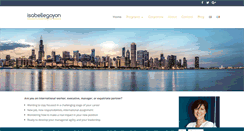 Desktop Screenshot of isabellegoyon.com